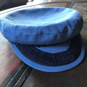 Cute Blue Vintage Authentic Greek Fisherman's Hat